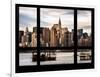 Cityscape with the Chrysler Building of Midtown Manhattan - NYC New York, USA-Philippe Hugonnard-Framed Photographic Print