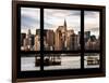 Cityscape with the Chrysler Building of Midtown Manhattan - NYC New York, USA-Philippe Hugonnard-Framed Photographic Print