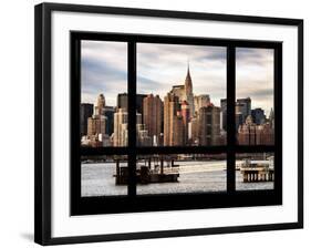 Cityscape with the Chrysler Building of Midtown Manhattan - NYC New York, USA-Philippe Hugonnard-Framed Photographic Print