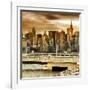 Cityscape with the Chrysler Building-Philippe Hugonnard-Framed Photographic Print