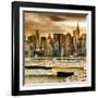 Cityscape with the Chrysler Building-Philippe Hugonnard-Framed Photographic Print