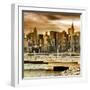 Cityscape with the Chrysler Building-Philippe Hugonnard-Framed Photographic Print