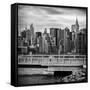 Cityscape with the Chrysler Building-Philippe Hugonnard-Framed Stretched Canvas