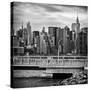 Cityscape with the Chrysler Building-Philippe Hugonnard-Stretched Canvas