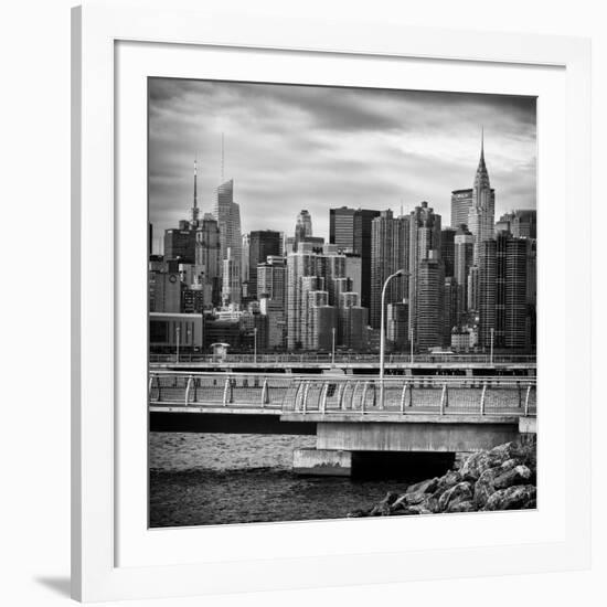 Cityscape with the Chrysler Building-Philippe Hugonnard-Framed Photographic Print