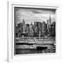 Cityscape with the Chrysler Building-Philippe Hugonnard-Framed Photographic Print