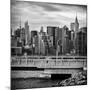 Cityscape with the Chrysler Building-Philippe Hugonnard-Mounted Photographic Print