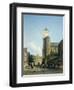 Cityscape with the Church of St Denis in Liege-Jan Weissenbruch-Framed Art Print