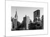 Cityscape with the Empire State Building and the New Yorker Hotel-Philippe Hugonnard-Mounted Art Print