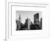 Cityscape with the Empire State Building and the New Yorker Hotel-Philippe Hugonnard-Framed Art Print