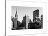 Cityscape with the Empire State Building and the New Yorker Hotel-Philippe Hugonnard-Stretched Canvas