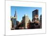 Cityscape with the Empire State Building and the New Yorker Hotel-Philippe Hugonnard-Mounted Art Print