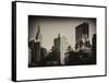 Cityscape with the Empire State Building and the New Yorker Hotel-Philippe Hugonnard-Framed Stretched Canvas