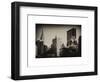 Cityscape with the Empire State Building and the New Yorker Hotel-Philippe Hugonnard-Framed Art Print