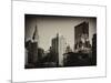 Cityscape with the Empire State Building and the New Yorker Hotel-Philippe Hugonnard-Mounted Art Print