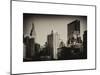 Cityscape with the Empire State Building and the New Yorker Hotel-Philippe Hugonnard-Mounted Art Print