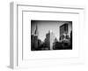 Cityscape with the Empire State Building and the New Yorker Hotel-Philippe Hugonnard-Framed Art Print