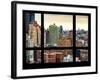 Cityscape with the New Yorker Hotel at Sunset - Manhattan, New York City, USA-Philippe Hugonnard-Framed Photographic Print