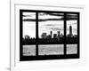 Cityscape with the One World Trade Center (1WTC) at Nightfall - Manhattan, New York City, USA-Philippe Hugonnard-Framed Photographic Print