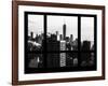 Cityscape with the One World Trade Center (1WTC) at Sunset - Manhattan, New York City, USA-Philippe Hugonnard-Framed Photographic Print
