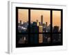 Cityscape with the One World Trade Center (1WTC) - Manhattan, New York, USA-Philippe Hugonnard-Framed Photographic Print