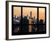 Cityscape with the One World Trade Center (1WTC) - Manhattan, New York, USA-Philippe Hugonnard-Framed Photographic Print