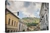 Cityscape with the Panecillo in the background, Quito, Ecuador, South America-Alexandre Rotenberg-Stretched Canvas