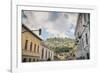 Cityscape with the Panecillo in the background, Quito, Ecuador, South America-Alexandre Rotenberg-Framed Photographic Print