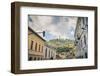 Cityscape with the Panecillo in the background, Quito, Ecuador, South America-Alexandre Rotenberg-Framed Photographic Print