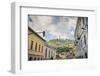Cityscape with the Panecillo in the background, Quito, Ecuador, South America-Alexandre Rotenberg-Framed Photographic Print
