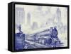 Cityscape-Otto Kuhler-Framed Stretched Canvas