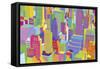 Cityscape-Yoni Alter-Framed Stretched Canvas