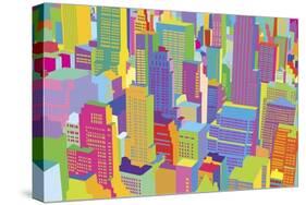 Cityscape-Yoni Alter-Stretched Canvas