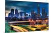 Cityscapes - Charlotte, North Carolina-Trends International-Mounted Poster