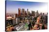 Cityscapes - Los Angeles, California-Trends International-Stretched Canvas