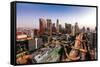 Cityscapes - Los Angeles, California-Trends International-Framed Stretched Canvas