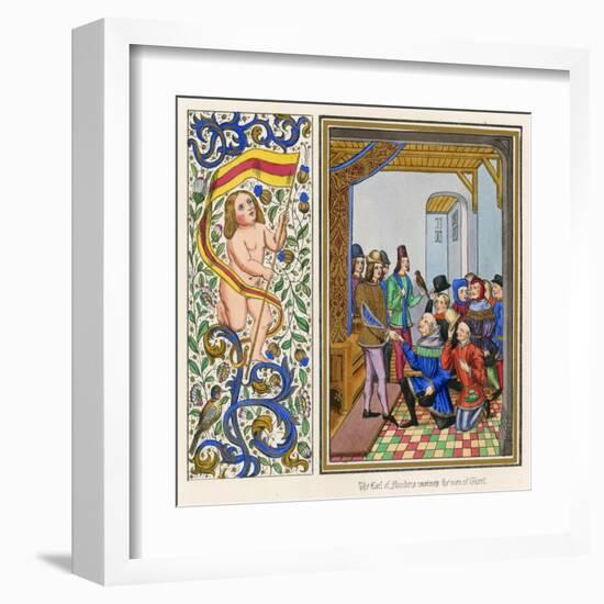 Citzens of Ghent-null-Framed Art Print