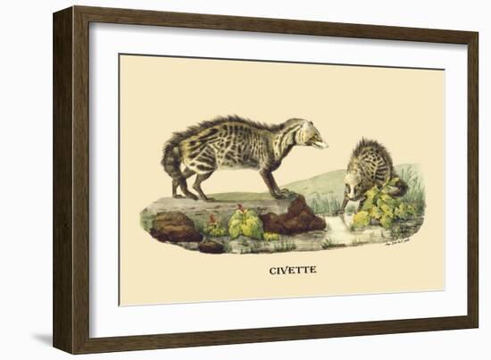 Civette-E.f. Noel-Framed Art Print