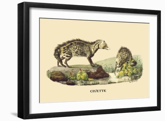 Civette-E.f. Noel-Framed Art Print