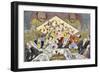 Civic Anointing - or - the Catastrophe of Lord Mayor's Day 1827, Vide Guildhall, 1827-George Moutard Woodward-Framed Giclee Print