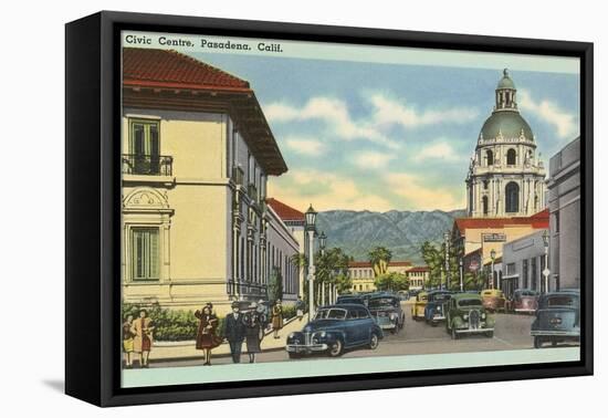 Civic Center, Pasadena, California-null-Framed Stretched Canvas