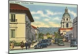Civic Center, Pasadena, California-null-Mounted Art Print