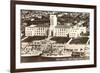 Civic Center, Ships, San Diego, California-null-Framed Art Print