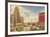 Civic Center, Statler Hotel, Buffalo-null-Framed Art Print