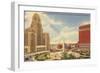 Civic Center, Statler Hotel, Buffalo-null-Framed Art Print