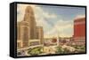 Civic Center, Statler Hotel, Buffalo-null-Framed Stretched Canvas