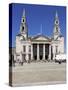 Civic Hall, Millennium Square, Leeds, West Yorkshire, England, Uk-Peter Richardson-Stretched Canvas