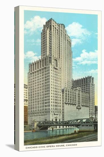 Civic Opera House, Chicago, Illinois-null-Stretched Canvas