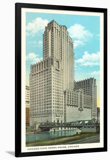 Civic Opera House, Chicago, Illinois-null-Framed Art Print