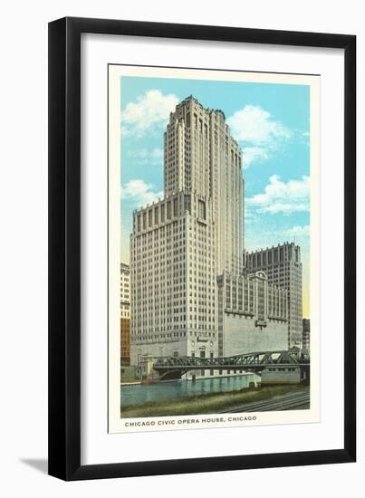 Civic Opera House, Chicago, Illinois-null-Framed Art Print